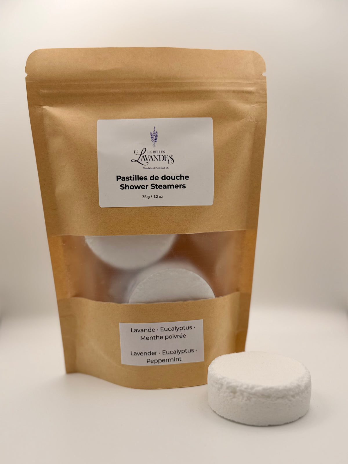 Pastilles de douche aromatiques