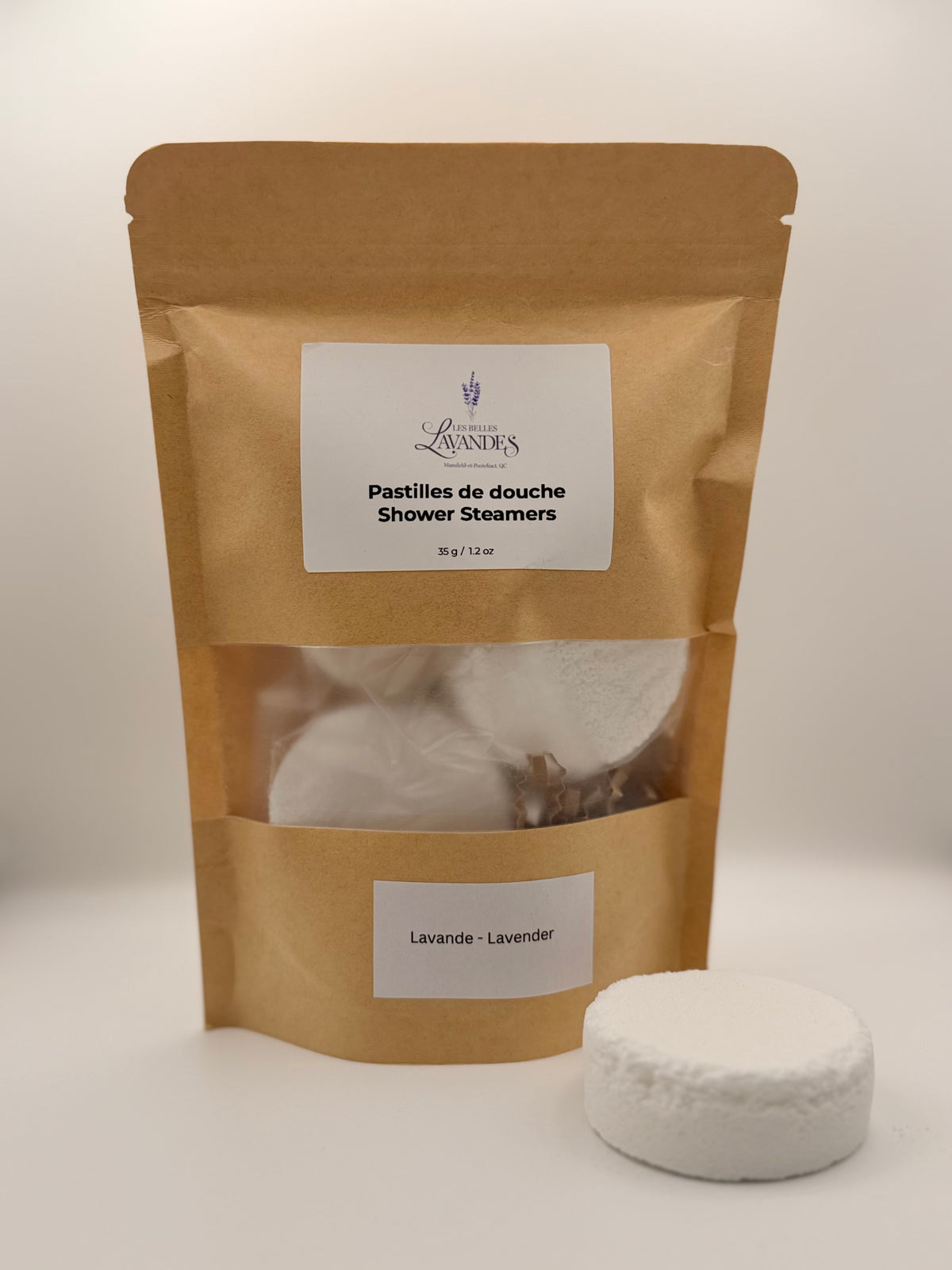 Pastilles de douche aromatiques
