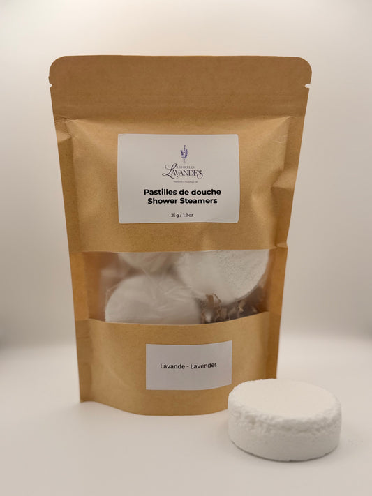 Pastilles de douche aromatiques